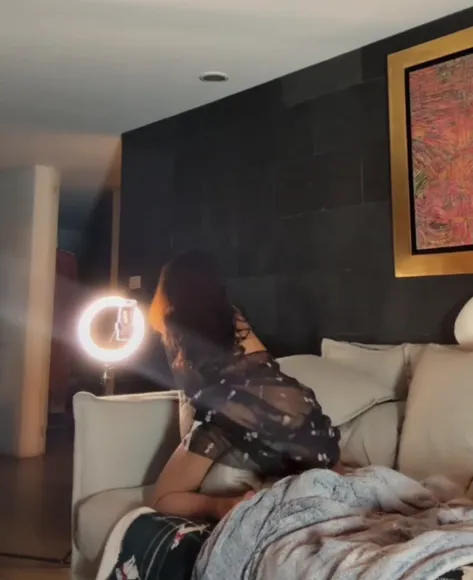 Nahyhidalgo7 Sheer Bodysuit Ass Pose OnlyFans Video Leaked