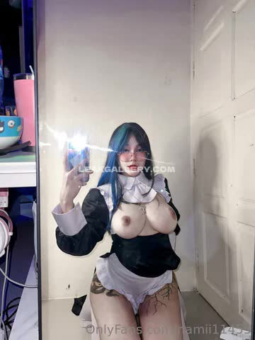 Namii11455 Maid Outfit Boobs Display OnlyFans Photo Leaked
