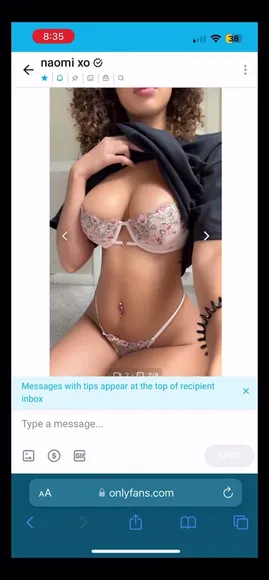 Naomi Floral Bra Tease OnlyFans Video Leaked