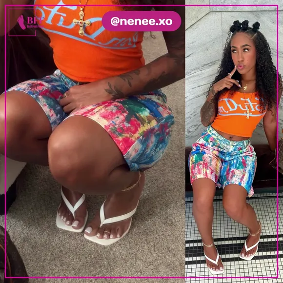 Nenee.xo White Heels And Anklets OnlyFans Video Leaked
