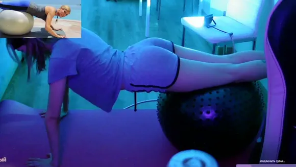 Nenormova Thong Shorts Yoga Pose OnlyFans Video Leaked