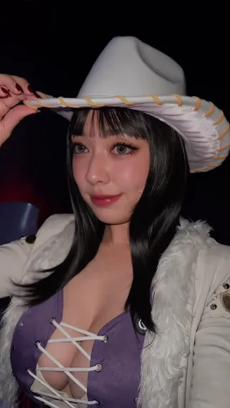 Ness Alpaca Purple Corset Tease OnlyFans Video Leaked