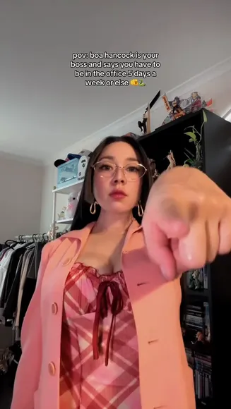 Ness Alpaca Plaid Top Under Blazer OnlyFans Video Leaked