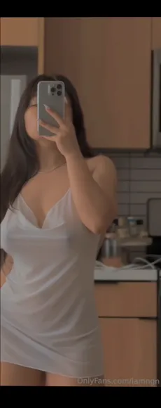 Nganguyeen Sheer White Dress Tease OnlyFans Video Leaked