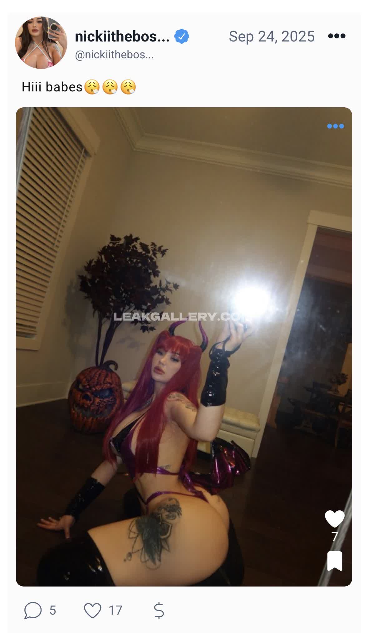 Nickiibaby Exclusive Leaked Nude OnlyFans #13045681
