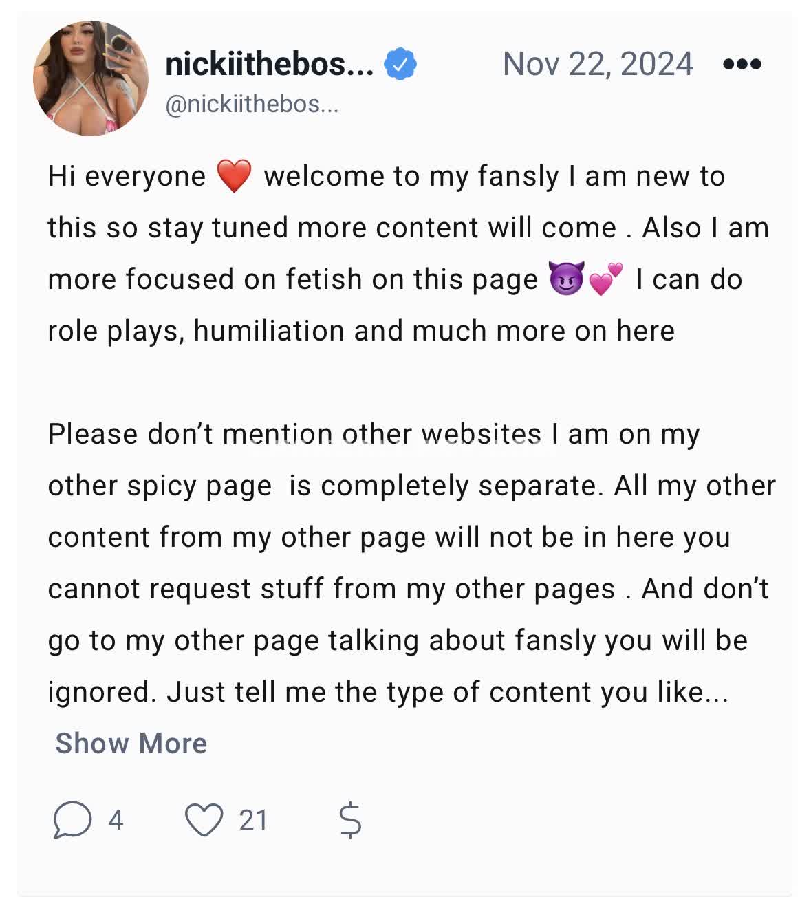 Nickiibaby Exclusive Leaked Nude OnlyFans #13045683