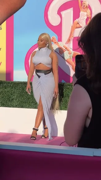 Nickiminaj High Slit Gown Pose OnlyFans Video Leaked