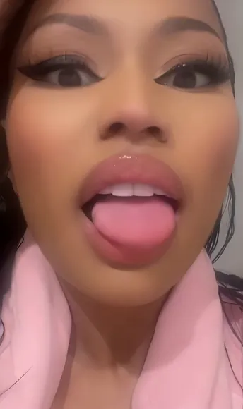 Nickiminaj Tongue Out Tease OnlyFans Video Leaked