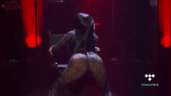 Nickiminaj Mesh Bodysuit Ass Grind OnlyFans Video Leaked
