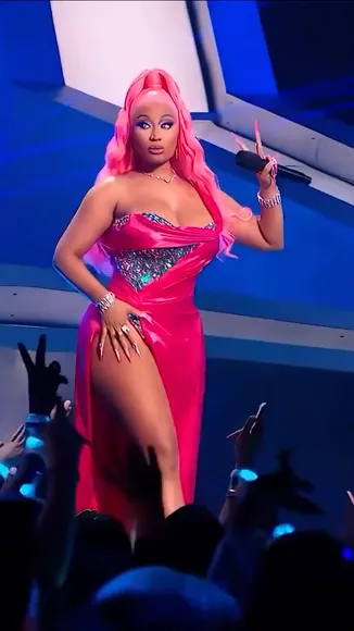 Nickiminaj High Slit Pink Gown OnlyFans Video Leaked