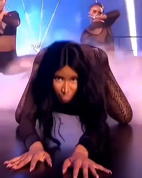 Nickiminaj Kneeling In Sheer Bodysuit OnlyFans Video Leaked
