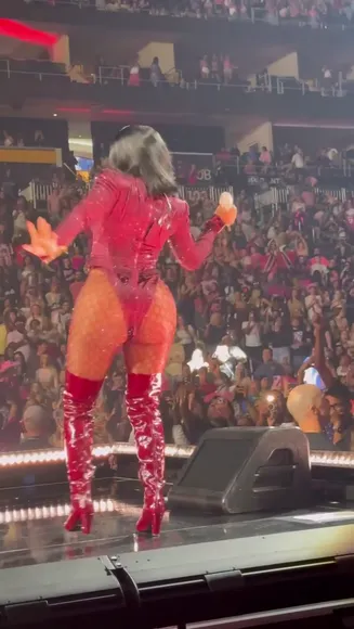 Nickiminaj Red Bodysuit Ass Twerk OnlyFans Video Leaked