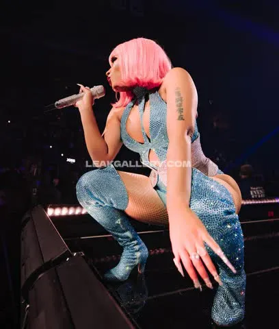 Nickiminaj Sparkly Bodysuit Crotch Shot OnlyFans Photo Leaked