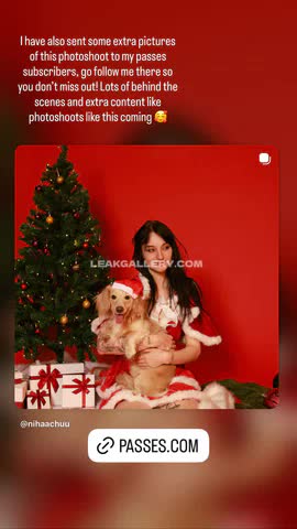 Nihachu Santa Outfit Hug OnlyFans Photo Leaked