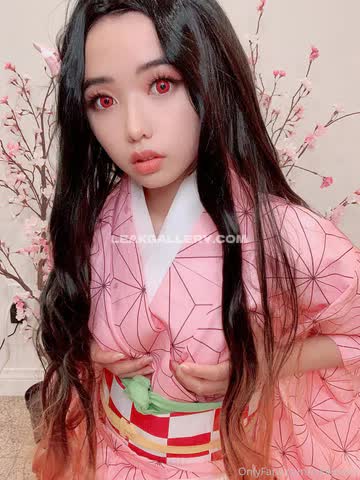 Nikkinami Pink Kimono Tease OnlyFans Photo Leaked
