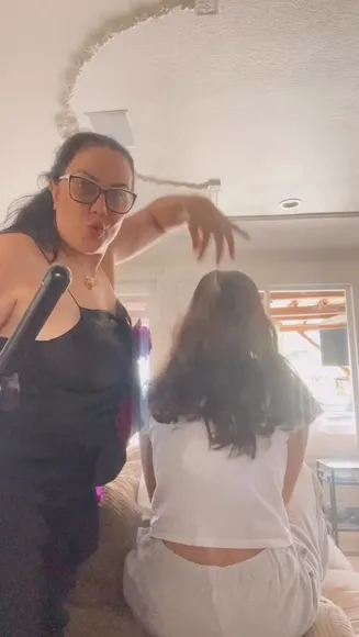 Ninahazem Black Dress Hair Styling OnlyFans Video Leaked