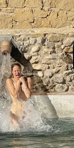 Ninainsauna Naked Under Waterfall OnlyFans Photo Leaked