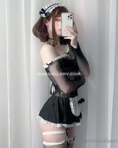 Norafawn Maid Outfit Selfie OnlyFans Photo Leaked