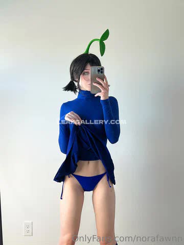 Norafawn Blue Bodysuit Tease OnlyFans Photo Leaked