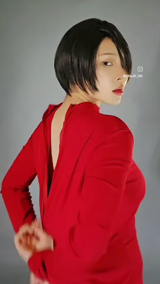 Norajoying Red Dress Cosplay Tease OnlyFans Video Leaked