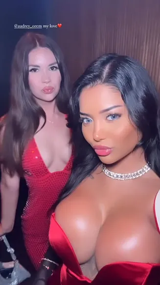 Nursh Red Satin Bustier Tease OnlyFans Video Leaked