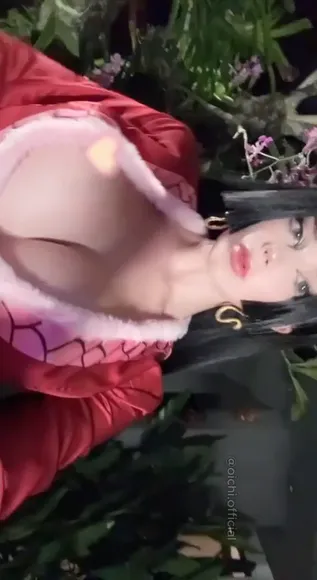 Oichi Red Cosplay Cleavage Tease OnlyFans Video Leaked