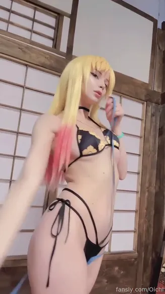 Oichi Black String Bikini Tease OnlyFans Video Leaked