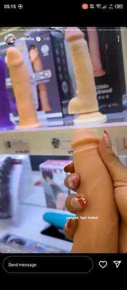 Oklin Fia Holding Dildo In Store OnlyFans Video Leaked