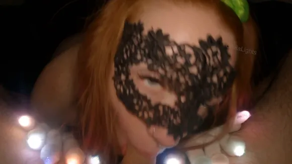 Olivialights Lace Mask Blowjob OnlyFans Video Leaked