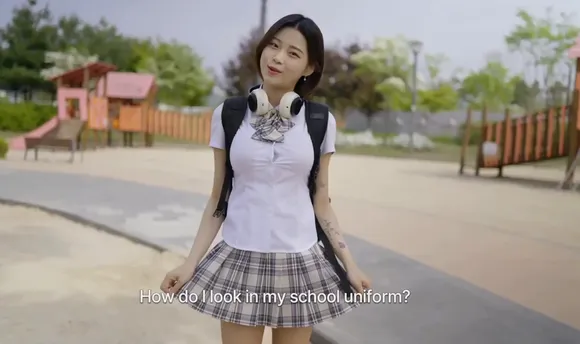 Oljbll_ School Uniform Tease OnlyFans Video Leaked