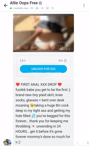 Onlyallieoops Exclusive Leaked Nude OnlyFans #12671637