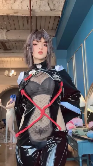 Otterother Fishnet Bodysuit Tease OnlyFans Video Leaked