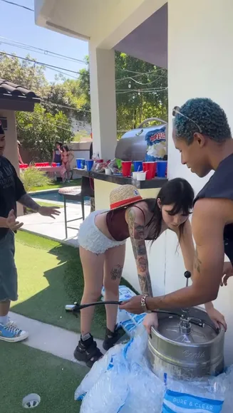 Oxillery White Shorts Bending Over OnlyFans Video Leaked