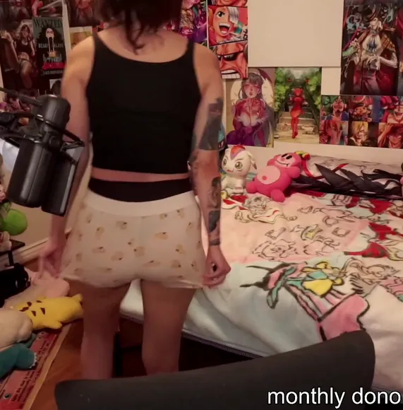 Oxillery Black Tank Top Ass OnlyFans Video Leaked