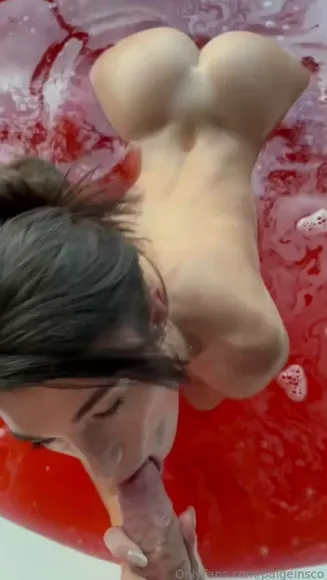 Paigeinsco Naked Ass In Red OnlyFans Video Leaked