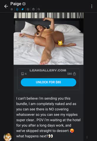 Paigepilgs Full Nude Bed Display OnlyFans Photo Leaked