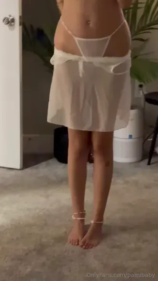 Pamibaby Sheer Skirt Tease OnlyFans Video Leaked