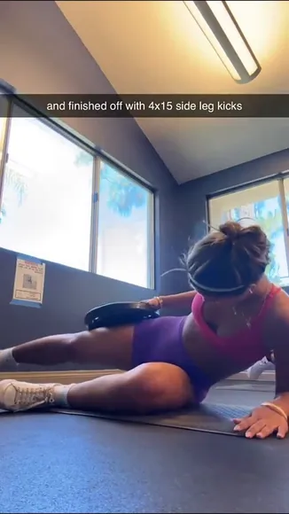 Pariya Side Leg Kicks Workout OnlyFans Video Leaked