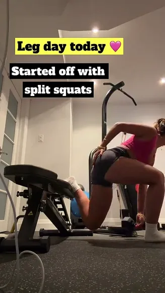 Pariya Thighs Flexing During Split Squats OnlyFans Video Leaked