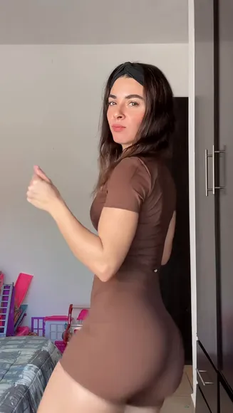 Patricastillo93 Brown Bodysuit Twerk OnlyFans Video Leaked