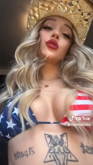 Phemcel Patriotic Bikini Tease OnlyFans Video Leaked