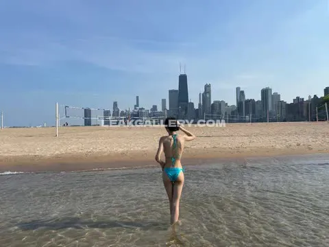 Pink_renflower... Bikini Back View Walk OnlyFans Photo Leaked