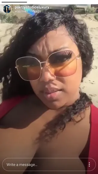 Poetrystudios2020 Red Bikini Beach Pose OnlyFans Video Leaked
