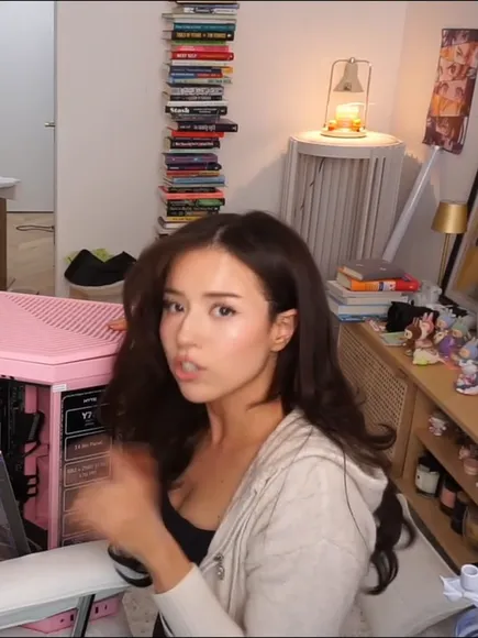 Pokimane Black Top Tease OnlyFans Video Leaked
