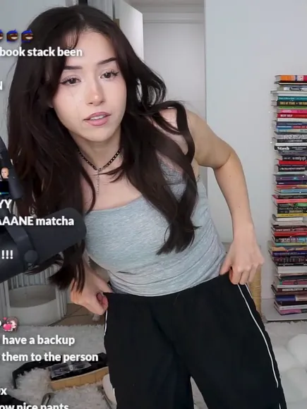 Pokimane Gray Crop Top Reveal OnlyFans Video Leaked