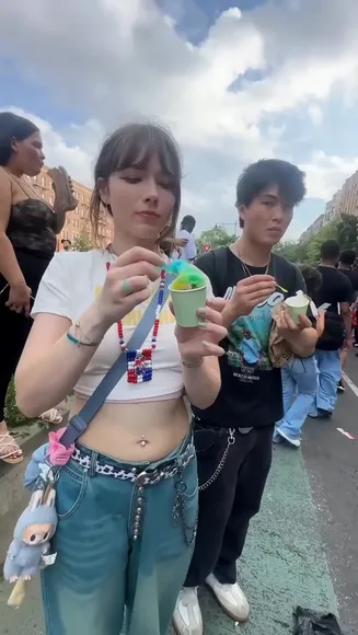 Primatepaige Crop Top Belly Exposure OnlyFans Video Leaked
