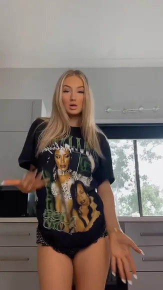 Princesstalialacey Polka Dot Shorts Ass OnlyFans Video Leaked