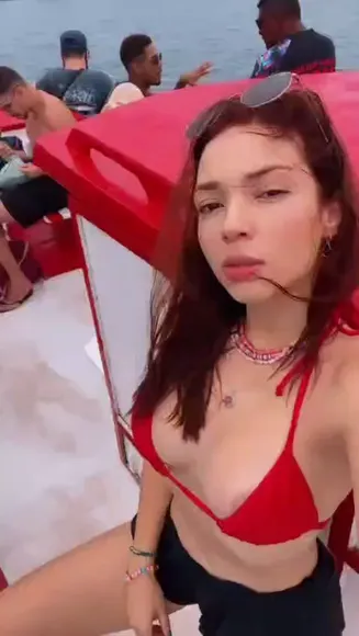 Professoracibelly Red Bikini Top Tease OnlyFans Video Leaked