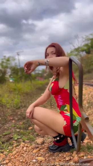 Professoracibelly Thong Backless Dress Tease OnlyFans Video Leaked