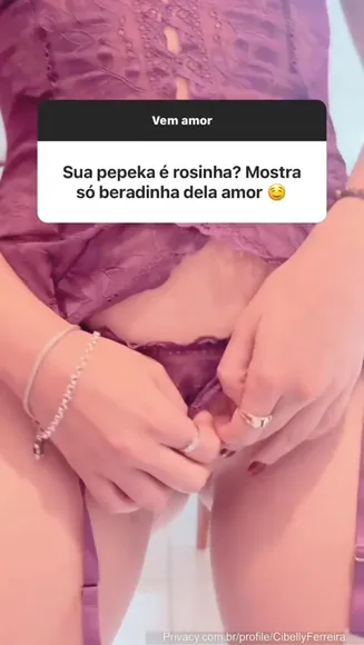 Professoracibelly Purple Lingerie Ass Play OnlyFans Video Leaked